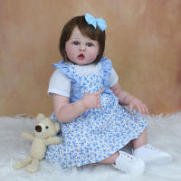 Muñeca de bebé Reborn de silicona hecha a mano, juguete de princesa realista, 60 CM, 24 pulgadas - details 2