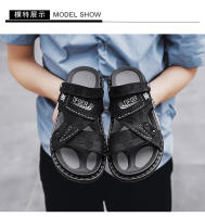 Sandalias de hombre Verano 2023 Nuevos zapatos casuales Moda al aire libre Conjunto de moda fresco Pie Zapatillas de doble propósito - details 8