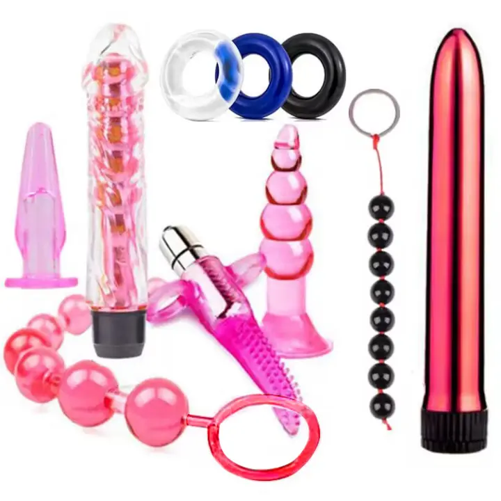 10 piezas sexo adulto sm anal plug set serie, masturbación masculina y femenina vibrando anal plug patio trasero productos sexuales - 1