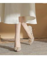 Zapatos de Tacón Alto de Moda Microfibra para Forro, Cuero Sintético para Exterior - details 1