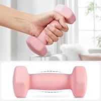 mancuernas, 3 pares, 2 x 1 kg, 2 x 2 kg, 2 x 3 kg, soporte de almacenamiento, gimnasio y musculación, revestimiento de neopreno antideslizante - details 3