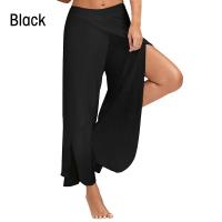 Pantalones de Yoga de Gasa Transpirable para Mujer Pantalones Sueltos Rectos de Color Sólido - details 5