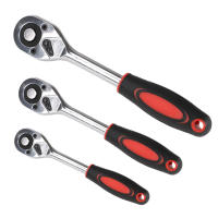Juego de Herramientas de Reparación de Bicicleta y Vehículo con Set de Tornillo de Sujeción y Ratchet de 24 Dientes 1/4" 3/8" 1/2" Pulgadas - details 0