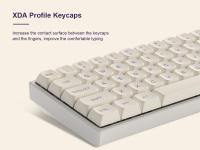 Tecla de Sublimación de Tinte Voilet Milk XDA Perfil 134 Para Interruptores Gamer Gateron MX - details 1