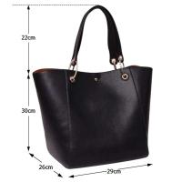 Bolsos grandes de mujer de cuero PU, bolsos crossbody, bolsos de compras, moda femenina, vintage simple, bolsos de hombro, para todos los días - details 0