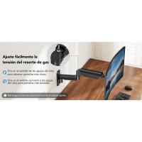 Brazo de monitor de resorte de gas