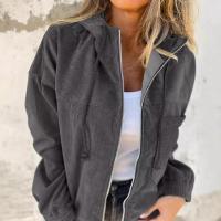 Chaquetas con capucha para mujer, abrigos informales, otoño - details 3