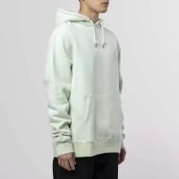 Sudadera con capucha de algodón pesado de primera calidad con estampado de menta y tejido inverso en relieve de diciembre, sudadera con cuello redondo para hombre - details 6