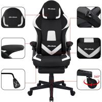 Silla Gamer Profesional Ergonómica, Transpirable, Antimanchas, Ajustable en Altura y Reposapiés - details 12