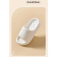 Zapatillas de verano de suela blanda de EVA para mujer, chanclas planas informales para interior y hogar, sandalias antideslizantes para baño, zapatos deslizantes de playa para hombre al aire libre - details 3