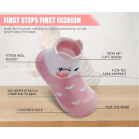Zapatillas antideslizantes de suela suave para bebé, niño y niña, calcetines de suelo para primeros pasos - details 4