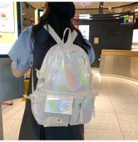 Mochila coreana de gran capacidad para estudiantes de secundaria y universidad, nueva mochila láser versátil de estilo japonés - details 16