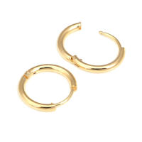 Aretes de Cuerda de Metal Dorado de 18K Diseño Redondo Rectangular de Alta Calidad - details 55