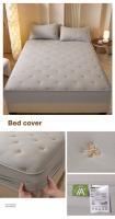Bonenjoy-Funda de colchón gruesa bordada, fundas de cama, Sábana bajera de estilo Simple, sábana para el hogar con banda elástica (sin funda de almohada) - details 0