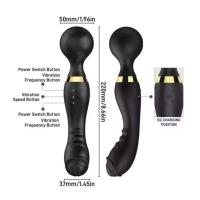 Potentes AV vibrador dildos varilla mágica mujeres doble cabeza clitoris estimulador Gspot vagina masajero adulto juguetes sexuales para la mujer - details 6