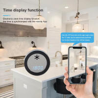 Cámara de Reloj Inalámbrico WIFI Visión Nocturna Audio Bimodal 2MP Ideal para Sitio de Bebé - details 3