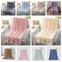 Toalla de baño portátil con absorción de agua para adultos, toalla de baño suave gruesa, forro polar Coral, manta de 140x70cm para el hogar - details 1