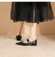 Nuevo Xiaoxiangfeng, hebilla de una palabra, tacón único puntiagudo, zapatos individuales, zapatos Lizhen - details 8