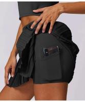 Falda deportiva con bolsillo Cloud Rise para niñas, faldas plisadas para correr, tenis, mujeres, gimnasio, entrenamiento, pantalones cortos Fiess, faldas de Golf de cintura alta - details 26