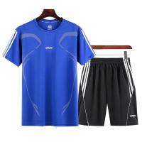 Conjunto Casual de Verano para Hombres Camiseta y Pantalones Cortos de Tenis, Traje Transpirable, Ropa para Correr de Secado Rápido, Tallas Grandes XXS-6XL, 2 Uds - details 4
