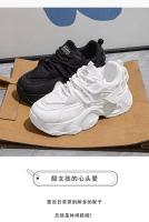 Zapatos de tenis transpirables para mujer, versión coreana para niños, versátiles y con aumento de altura, primavera y otoño, 2025 - details 7