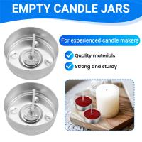 150 tazas de aluminio para velas de té, latas de metal para velas con 150 mechas para velas, velas vacías para amantes de las velas - details 3