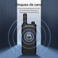 Retevis-Mini walkie-talkie B63H, portátil, PMR446, Radio Profesional - details 3