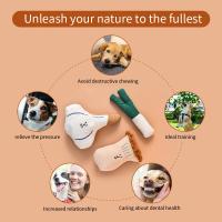 Juguete para masticar con ruido de peluche para perros, juguete para masticar con cebolla, seta, ajo, serie vegetal, juguete para perros, juguete de peluche con chirrido para mascotas, rompecabezas para perros - details 8