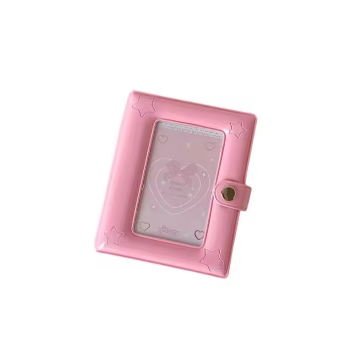 Soporte para sesión fotográfica coreana, decoración de tarjeta de PVC, marco para sesión fotográfica de identificación, imagen de estilo coreano, 3 pulgadas - 1