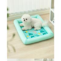 Cama refrescante de verano para mascotas, cojín de hielo, alfombrilla cuadrada para dormir, perrera para perros y gatos, de alta calidad - details 9