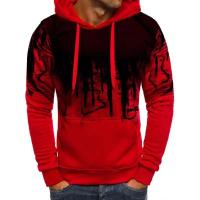 Conjunto de Deportiva de Camuflaje para Hombres Sudadera con Capucha y Pantalón Moda de Invierno - details 1