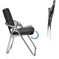 Silla cómoda de confidente, rebatible, respaldo y asiento acolchado - details 3