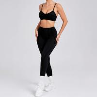 Traje de Yoga para Mujer de Cintura Alta Sujetador Deportivo Antiqueo Pantalones Fizz - details 15