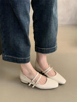 Zapatos Mary Jane de tacón en bloque para desplazamientos suaves estilo hada francesa - details 4