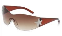 Nuevas gafas de sol Y2K Millennial Hottie Gafas de sol de aviador de una pieza Gafas de pentagrama - details 2