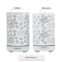 Humidificador de aire ultrasónico, difusor de aromaterapia de aceites esenciales, mariposa hueca con atomizador de luz LED de co - details 9