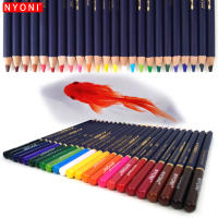 Lápices de acuarela profesionales de clase premium con núcleo suave 36/72 para arte de uñas y suministros de arte solubles en agua - details 6