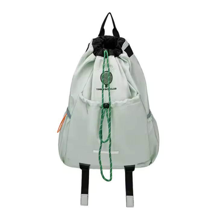 Mochila de almacenamiento de raqueta deportiva de gran capacidad, bolso de hombro de nailon para bádminton y Fitness, bolso de mano ligero con cordón para Fitness - 1