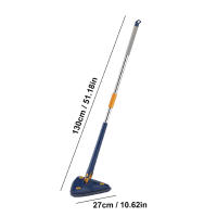 Mopa Triángular Nueva 360 Grados Ajustable para Limpieza de Ventanas con Microfibra 1.3m Mango Autolimpiador de Vidrio Kit de Limpieza para Ventanas - details 5