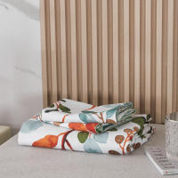 Juego de Ropa de Cama Moderno Botánico Funda Edredon de Poliéster Suave Patrón de Ramas y Hojas - details 5