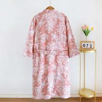 2025 kimono japonés, nuevo 100% algodón holgado estilo kimono con cordones albornoz, vestido de sudoración, pijamas, pijamas de mujer - details 19