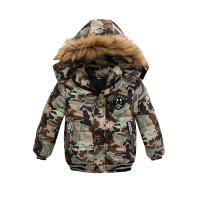 Chaqueta De Algodón Grueso Para Niños Con Cara Sonriente Y Cuello Alto a Prueba De Viento Y Térmica Moda Invierno Con Mangas Largas Y Cierre De Cremallera - details 11
