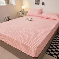 Sábana bajera de algodón con bandas elásticas, Funda de colchón antideslizante ajustable para cama doble King, 140x200, 160x200, 200x200cm - details 1