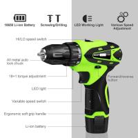 Taladro a bateria multifunción 12v mini destornillador electrico - details 2