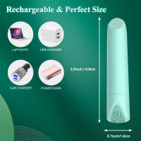 Vibrador Mini de Lujo Kaelynn Potente Estimulador de Clítoris y Punto G para Mujeres - details 5