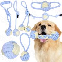 Juguetes interactivos para perros para masticadores agresivos, cuerda de algodón, juguetes grandes e indestructibles para perros pequeños y grandes, interactivos y duraderos - details 11