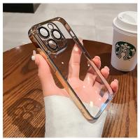 Funda de protección de lente de cámara de lujo para iPhone 15, 14, 13, 12, 11 Pro Max, 14, 15 Plus, fundas de teléfono transparentes a prueba de golpes de silicona suave - details 9