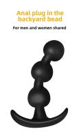 Juego de cuentas grandes y pequeñas de silicona, tapón Anal portátil, masaje de próstata, punto G, juguete sexual para hombre y mujer - details 5