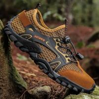 Zapatos antideslizantes resistentes al desgaste para exteriores para Hombre, Zapatos de senderismo, zapatillas de senderismo para correr, Zapatos rápidos para exteriores para Hombre, Invierno - details 3