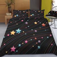 Conjunto de Cama de Estrellas Galaxia Cubierta de Edredón Suave para Niños y Niñas - details 9